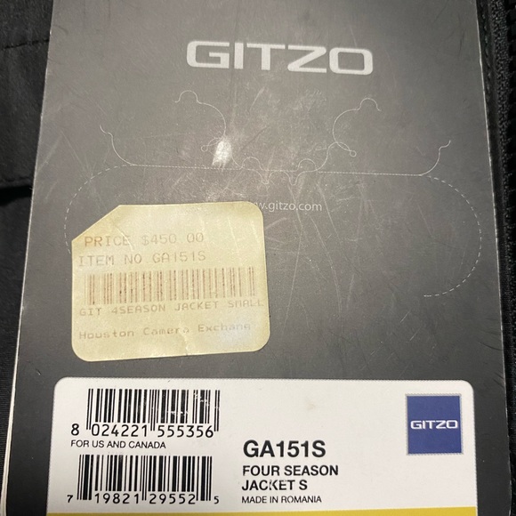 Gitzo Photography Four Season Jacket Black 2008 - Picture 16 of 16